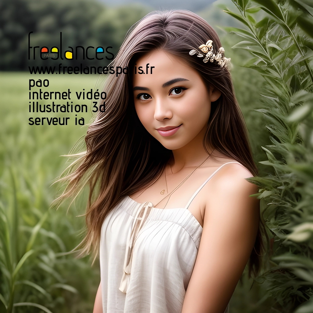 Pao mise en page internet vidéo illustration 3d serveur IA générative AI freelance paris studio de création magazines 4angmo30